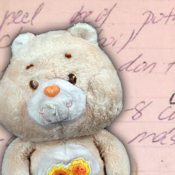 A Care Bear doll